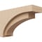 Ekena Millwork 6"W x 18"D x 12"H Classic Rivera Rough Cedar Woodgrain TimberThane Corbel, Primed Tan CORUR06X18X12RIVRCPR - alternate 1